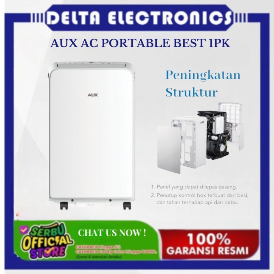 AUX BEST09 A4MA (1030W) AC Portable 1PK Standard R-410 Putih
