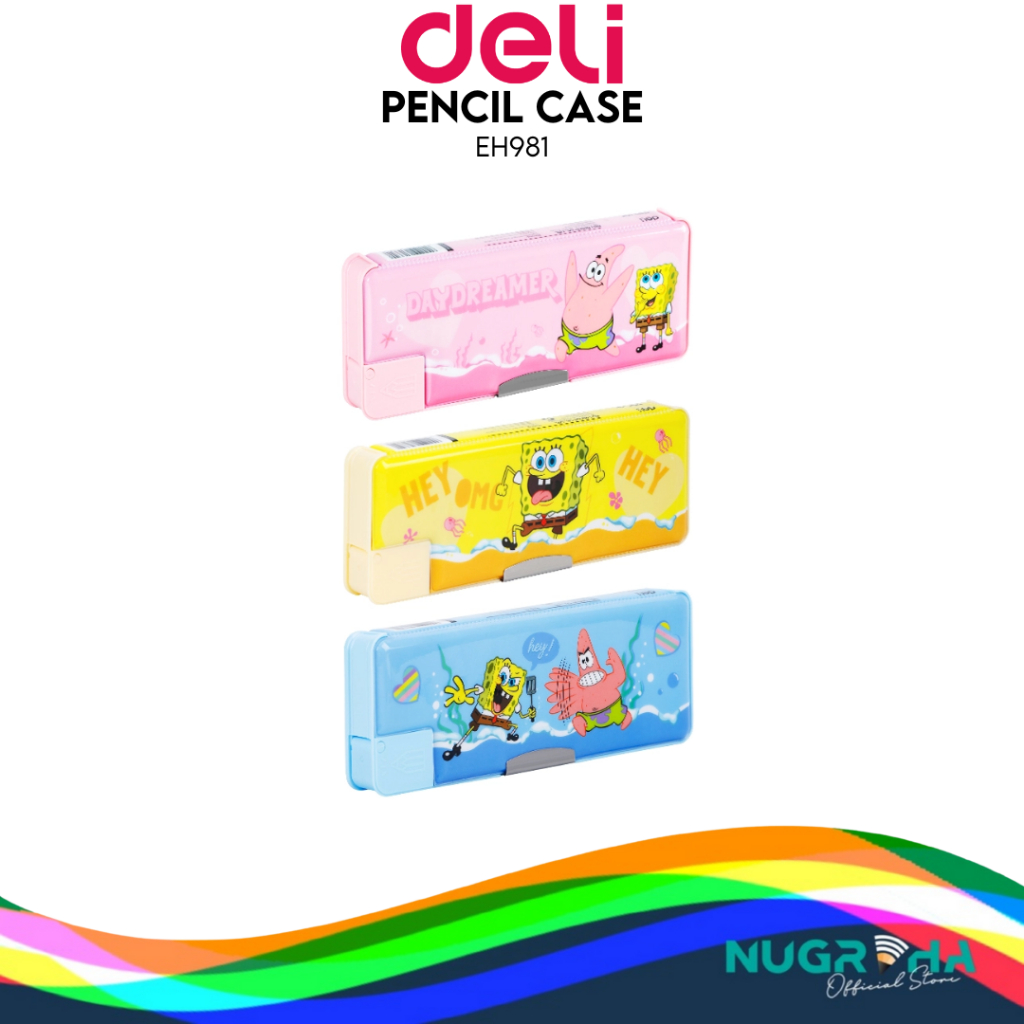 

Deli Spongebob Tempat Pensil Magnet Kotak - EH981