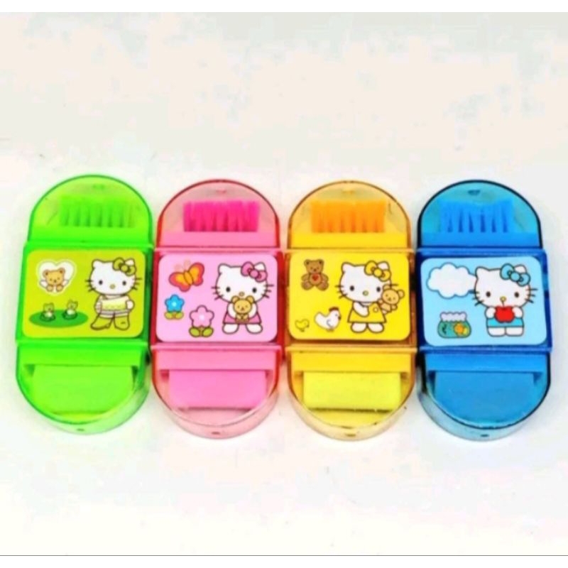 

Rautan pensil putar / serutan pensil motif Animasi karakter lucu