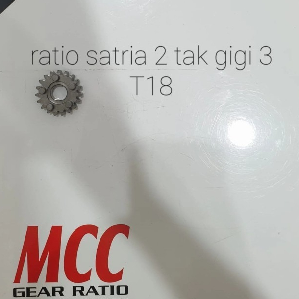 ratio satria 2 tak gigi 3 bancian