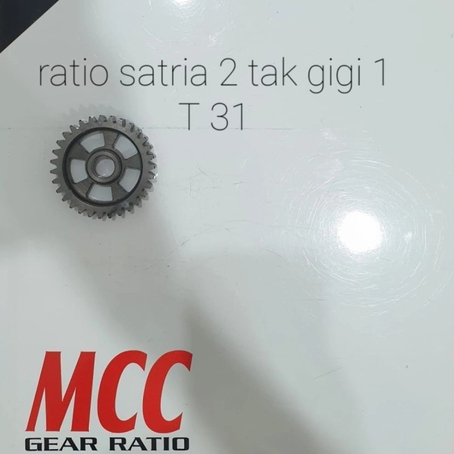 ratio satria 2 tak gigi 1 sebelah