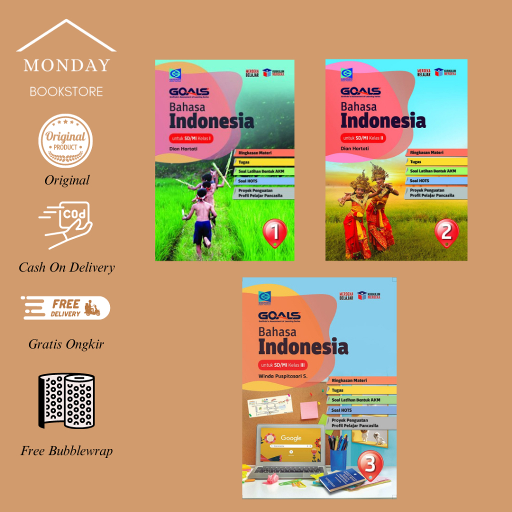 GRAFINDO SD - GOALS Bahasa Indonesia SD/MI KELAS 1,2,3,4,5,6 KURIKULUM MERDEKA