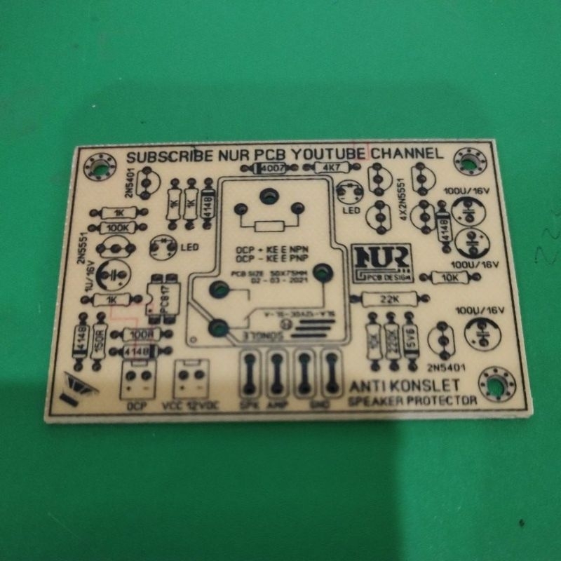 PCB protector speaker anti konslet mono pcb semi fiber protector OCP mono