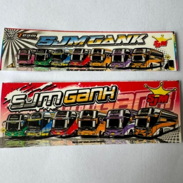 

Stiker paket Sjm Gank 2 pcs vinil anti air ori