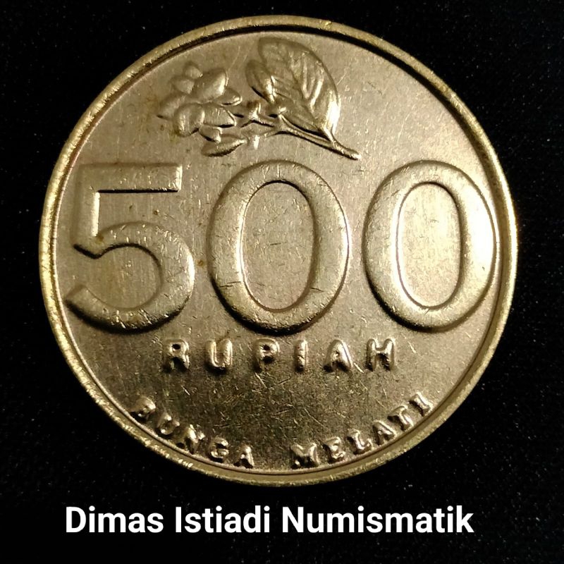 Uang Kuno Koin 500 Rupiah Melati Kecil