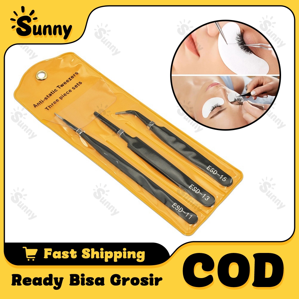 

Tweezer Pinset Lurus / Penjepit Lengkung Serbaguna 6Pcs/Set 3Pcs/Set