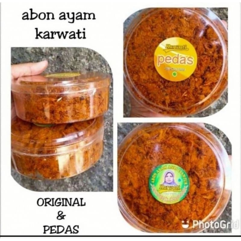 

abon ayam gepuk ny karwati abon pedas