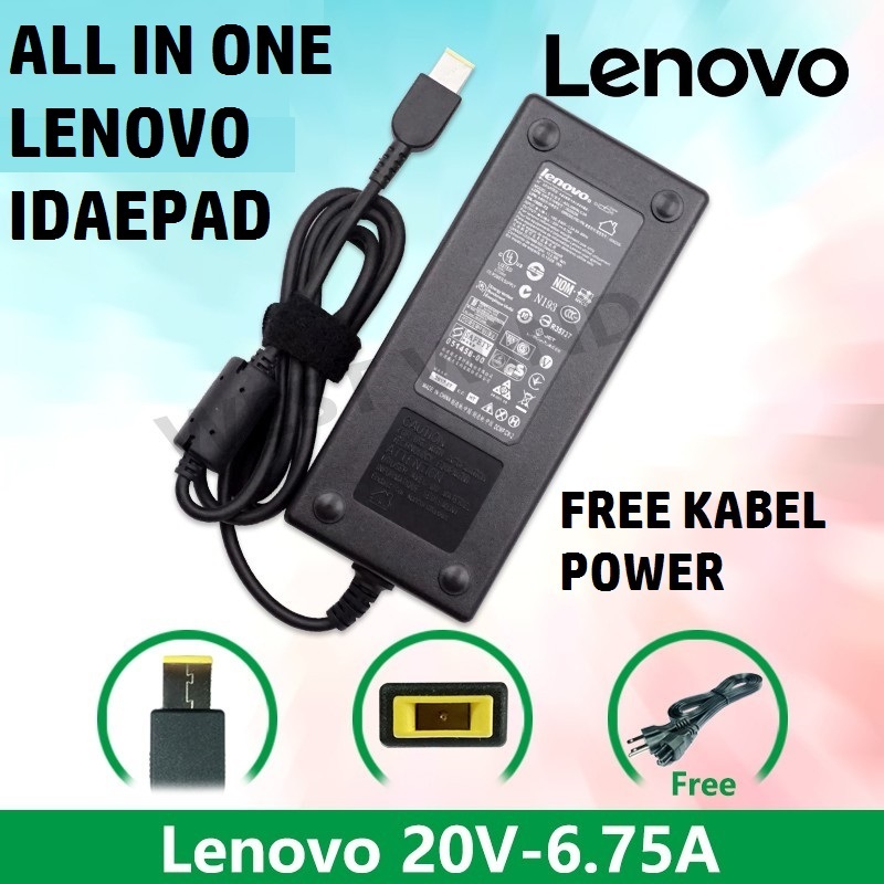 Adaptor LENOVO ideacentre AIO A340 A540 300 310 310S 510 20V 6.75A
