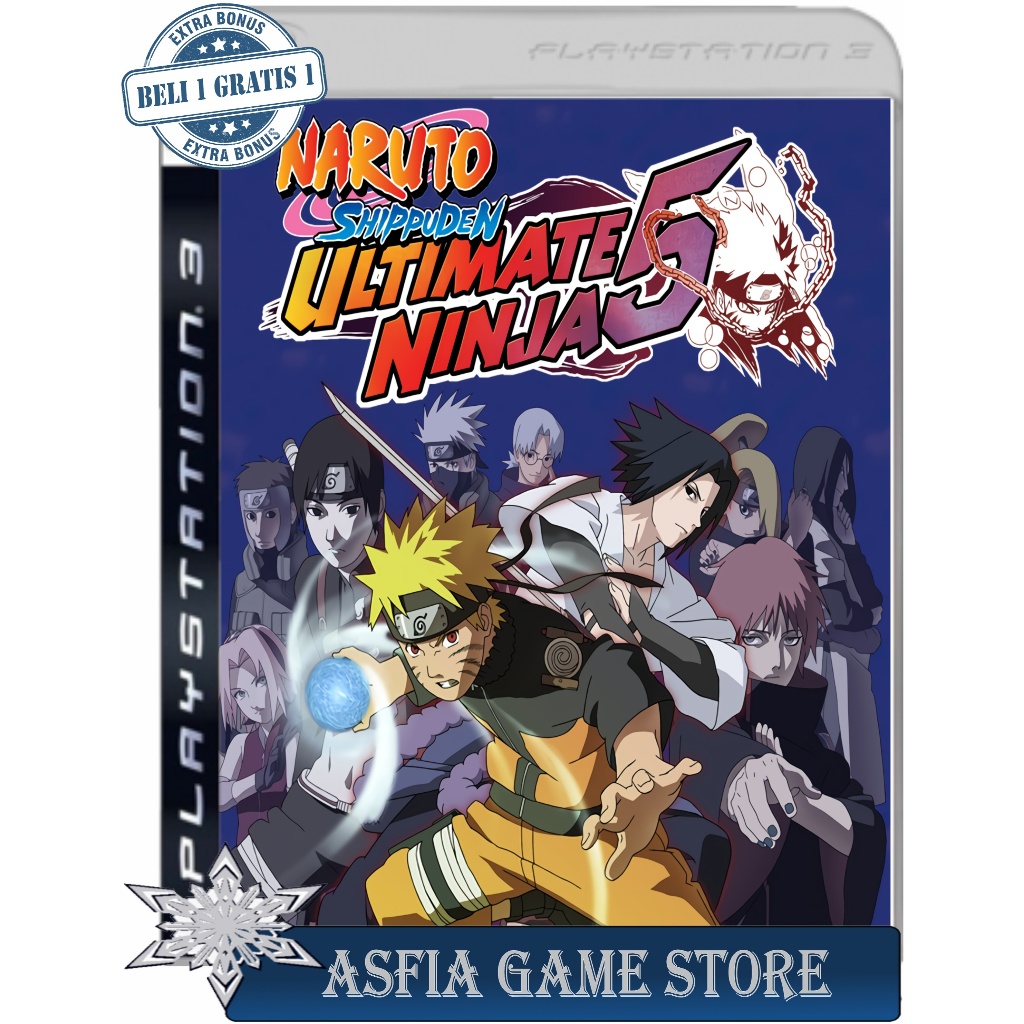Naruto Shippuden Ultimate Ninja 5 DVD Kaset Game PS3 PKG CFW HEN MULTIMAN