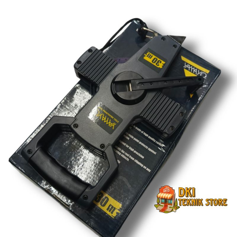 Yamayo Meteran Roll Stainless 30 Meter Steel Measuring Tape Original Japan