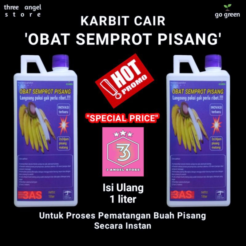 Obat Semprot Pisang/Ethrel/Refill Pemasak/Pematang Buah Pisang dll/1liter