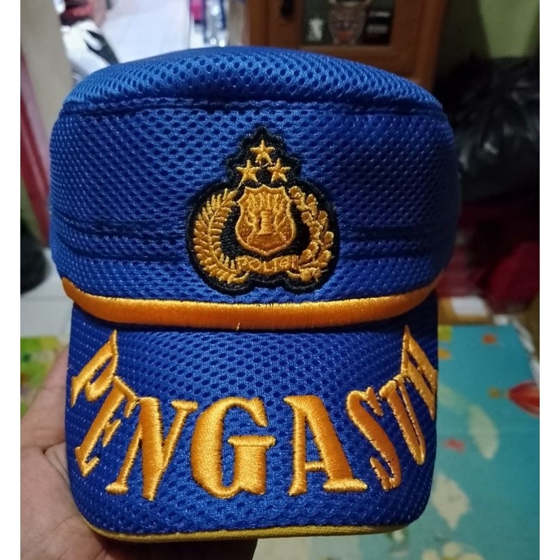 TOPI PENGASUH PERWIRA, TOPI PENGASUH BIRU