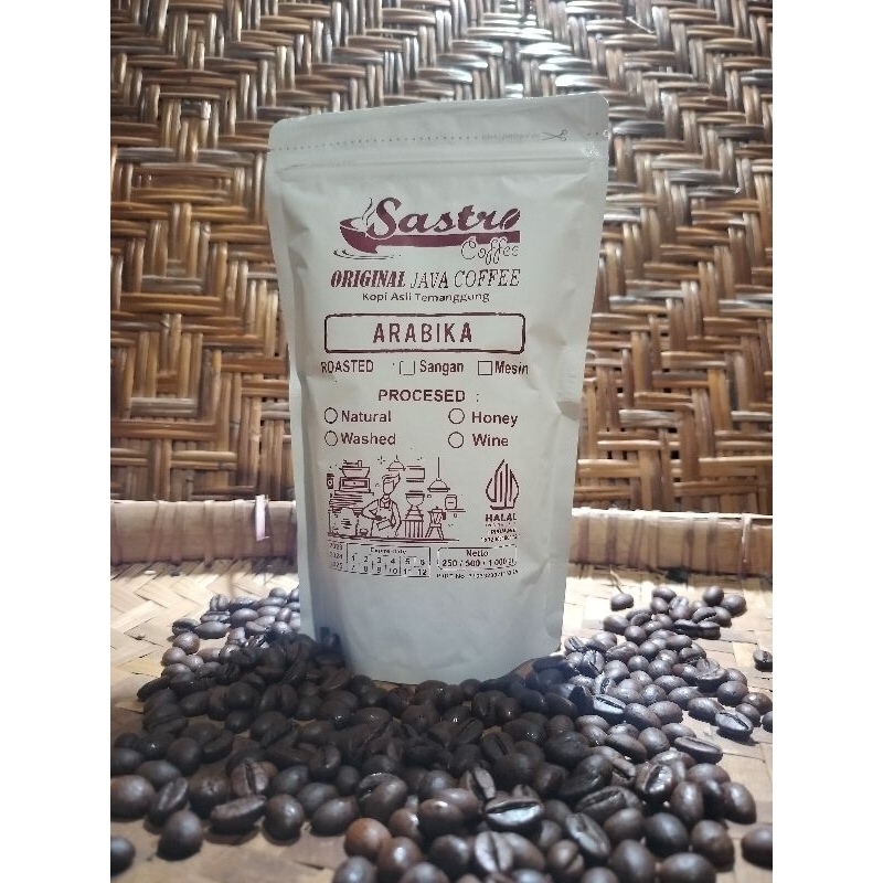 

Kopi Arabika Temanggung NATURAL kemasan 250 gram