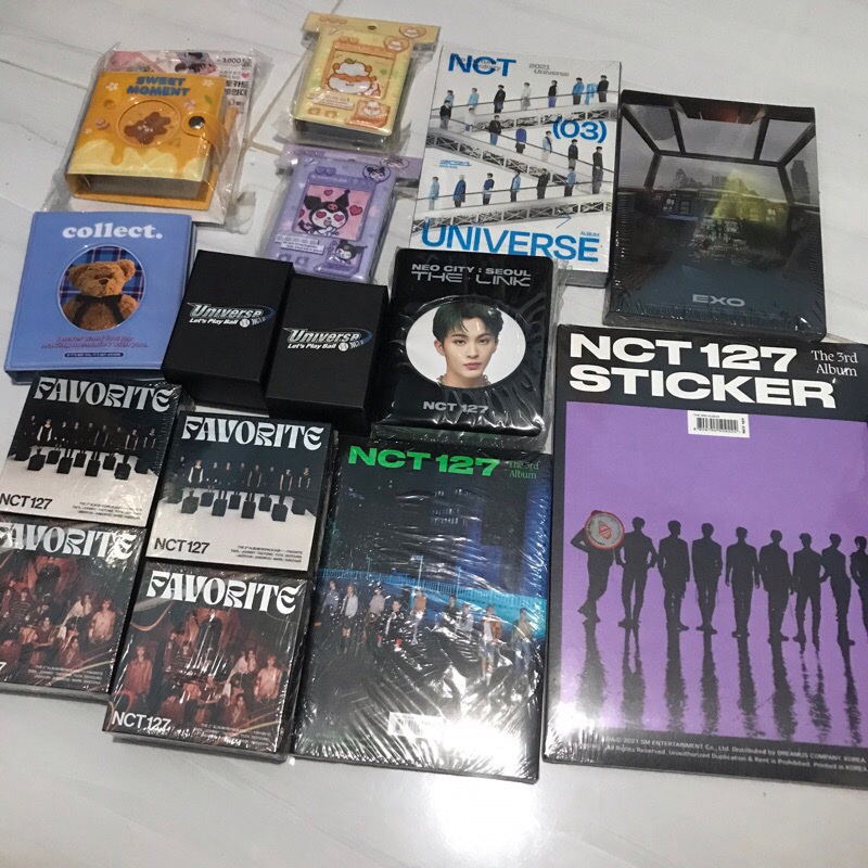 OFFICIAL SEALED ALBUM NCT DREAM 127 EXO UNIVERSE STICKER DFTF DON’T FLIGHT THE FEELING PHOTOBOOK 1 P