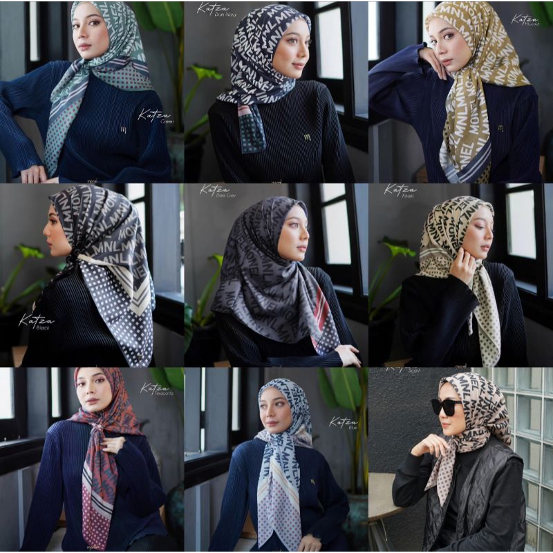 HIJAB MONEL KATZA SERIES TERBARU ORIGINAL. MONEL KATZA TERBARU. DERNTURY SERIES TERBARU.