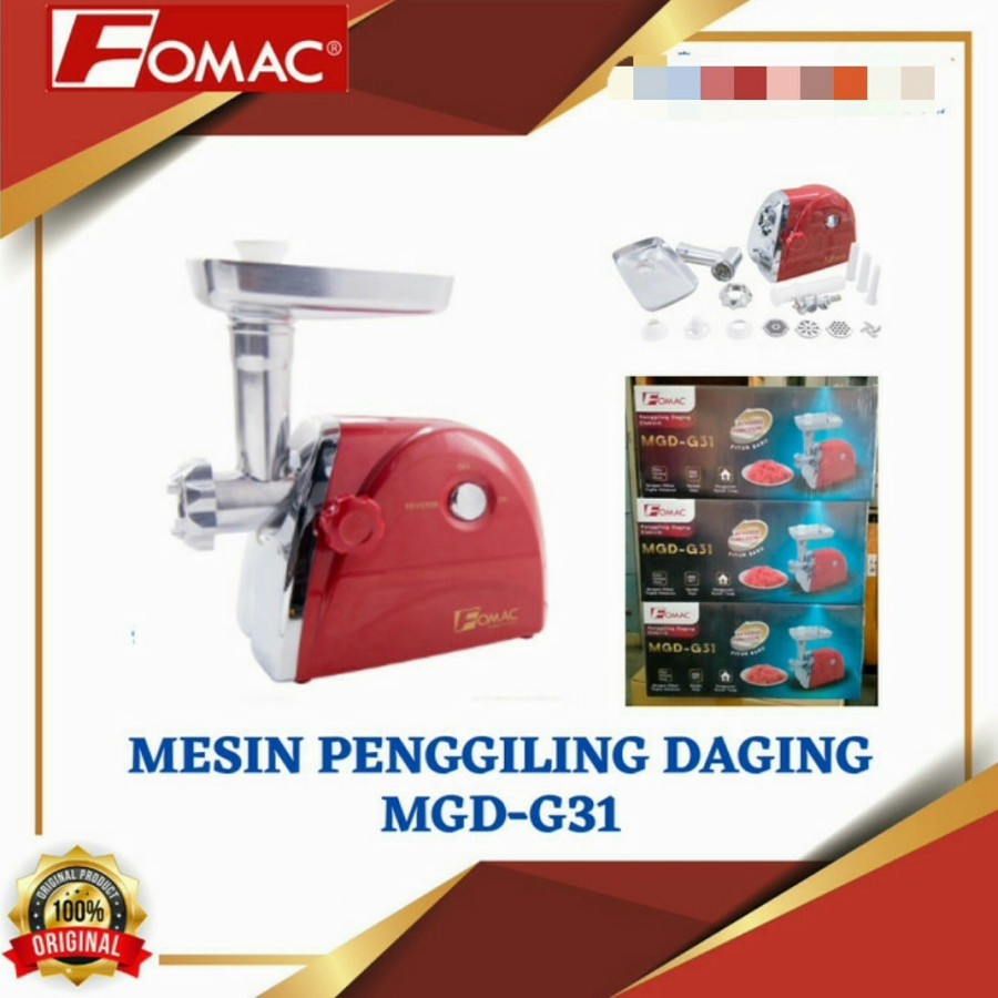 FOMAC MGD-31 Penggiling Daging Listrik Giling Daging Listrik Gilingan Daging Listrik MGD-31 MGD31 FO