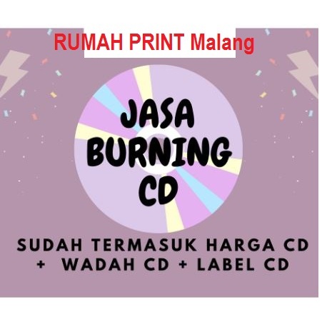 PAKET BURNING CD UNTUK TUGAS AKHIR SKRIPSI TESIS DAN DISERTASI