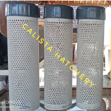 Termurah Pipa Saringan Kolam Paralon 3 Inch Panjang 30Cm Lubang 4Mm+Tutup