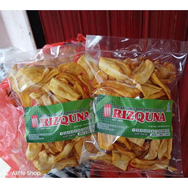 

cemilan keripik nangka rizquna-oleh oleh