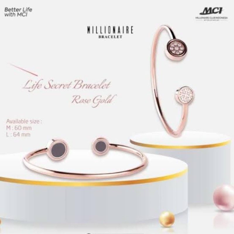 GELANG ROSEGOLD NEW SEGEL ORIGINAL_MCI 100%