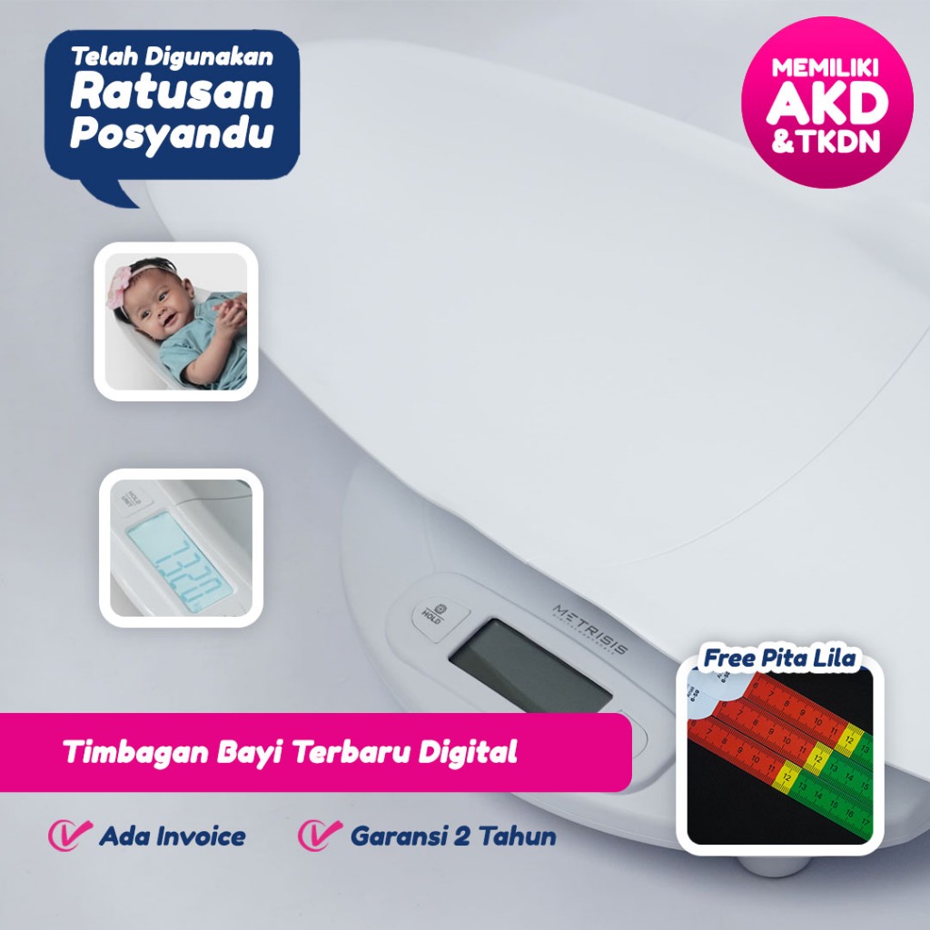Timbangan Bayi Digital/Timbangan Bayi/Alat Bayi Untuk Pengukuran Berat Badan di Posyandu