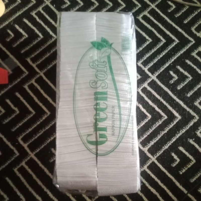 Tisu Napkin Paper Green Soft / Tisu Makan Hemat Praktis