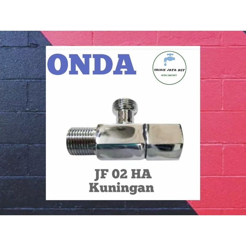 Stop Kran Single Onda JF 02HA Kuningan/Stop Kran Onda