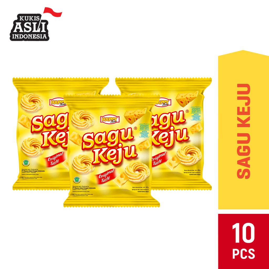 

Happy Time Sagu Keju 27gr (1 Pack)