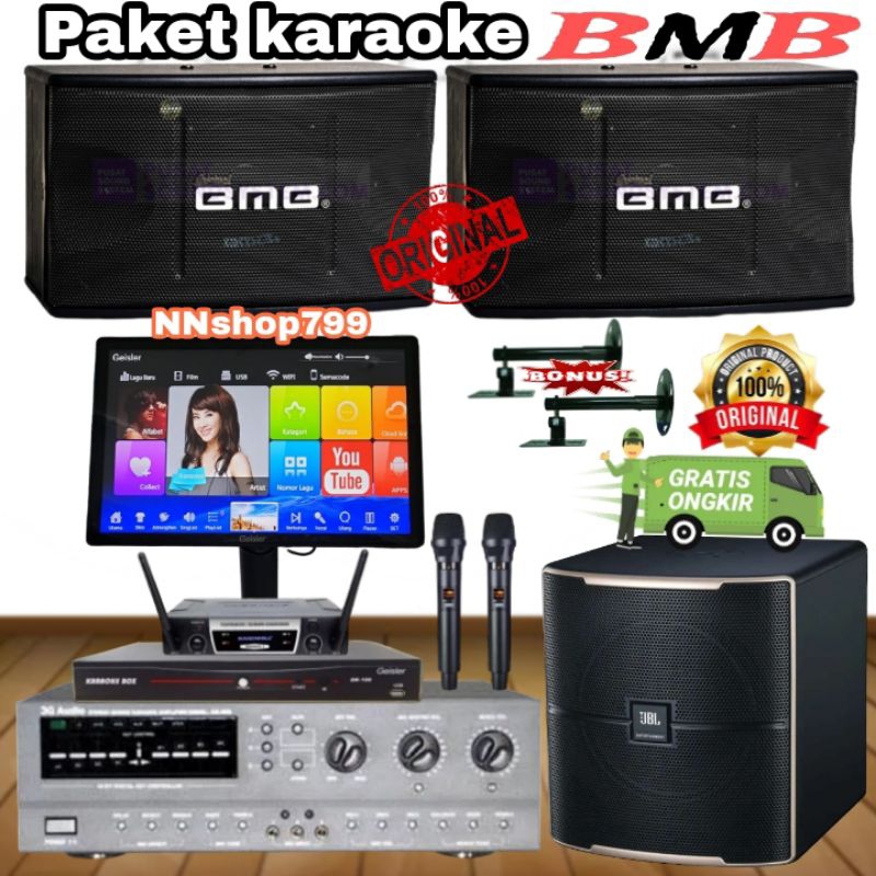 Paket Karaoke BMB 10inchi+Amplifier 3G Audio/Profesional Sound System Karaoke Original 2