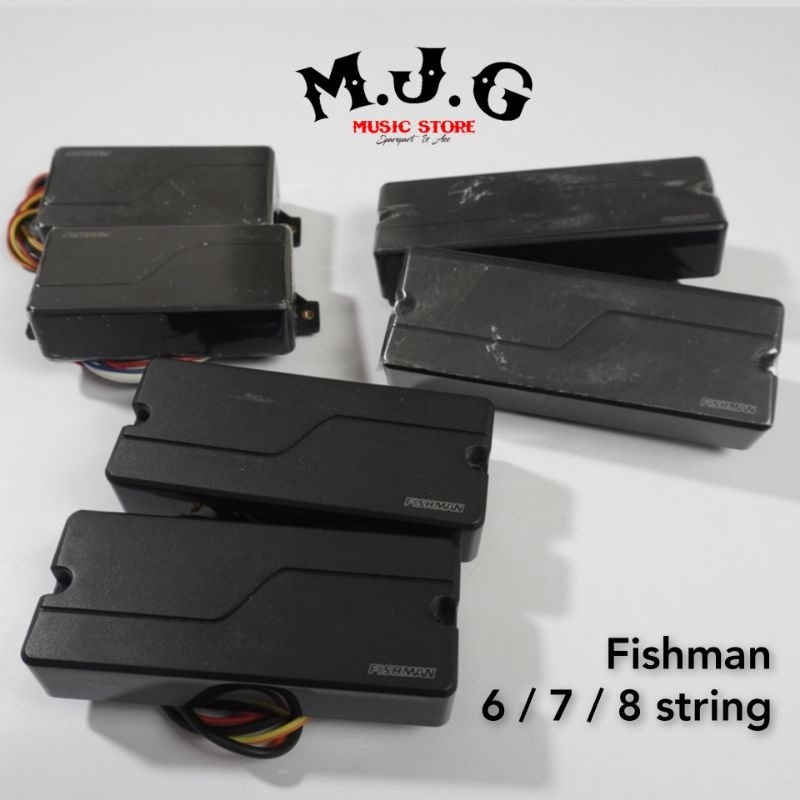 pickup gitar elektrik 6 / 7 / 8 string fishman fluence modern alnico ceramic
