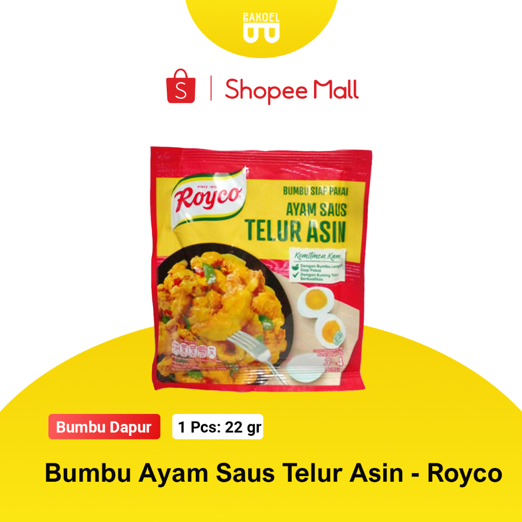 

Royco Bumbu Ayam Rasa Saus Telur Asin 22gr