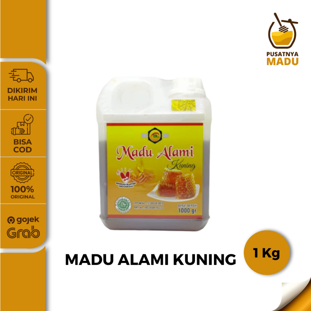 

MADU AMK Madu Alami Kuning AMK - Madu Murni - 1 Kg