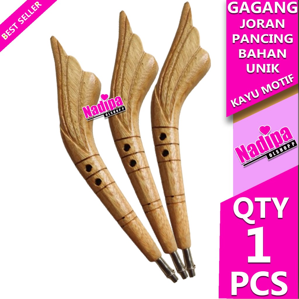 GAGANG JORAN PANCING BAHAN KAYU KEREN DAN UNIK nadipa olshopp