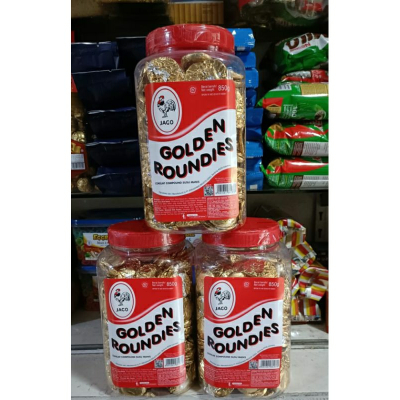 

Coklat golden roundies 850g