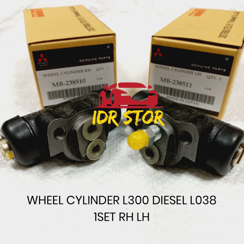 WHEEL CYLINDER L300 DIESEL-BLOK MASTER REM BELAKANG L300 L038 DIESEL HARGA 1SET KANAN KIRI