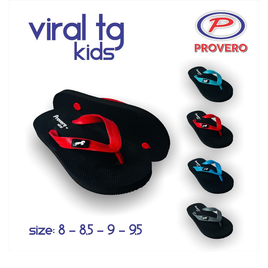 Sandal Anak Cowok Cewek Provero Kids type Viral TG (fipper flipper filpper)