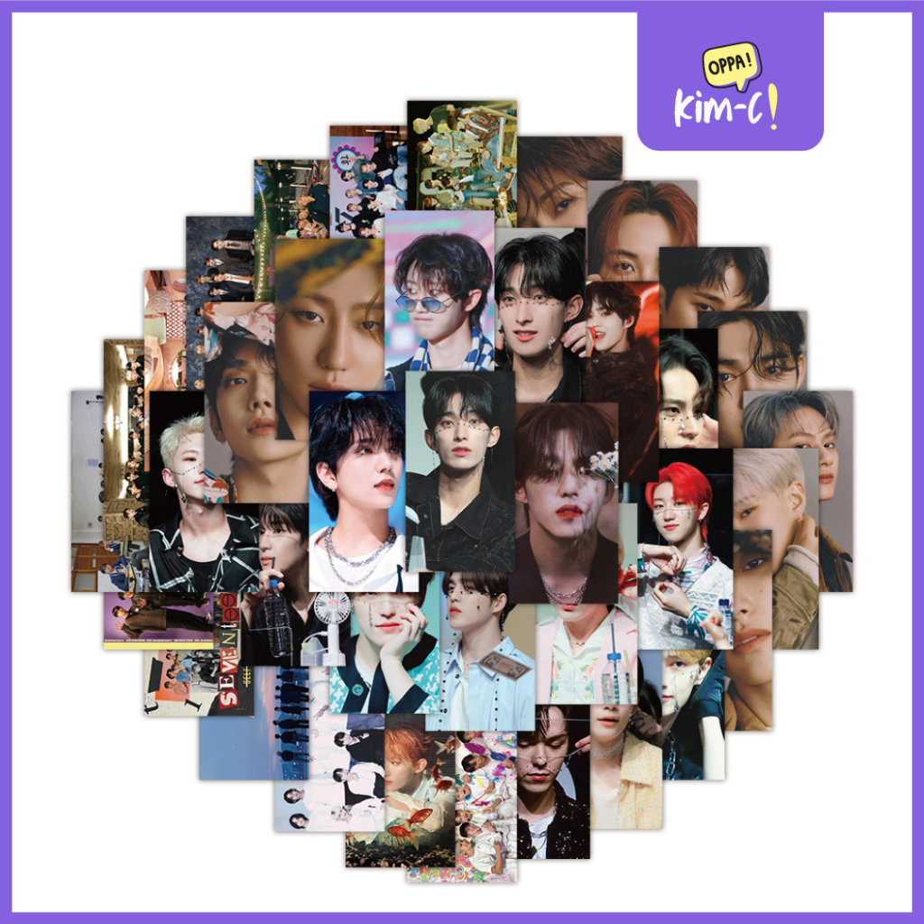 

KimC - Stiker K-Pop Idol Deko Seventeen All member Sticker Pack Isi 63pcs