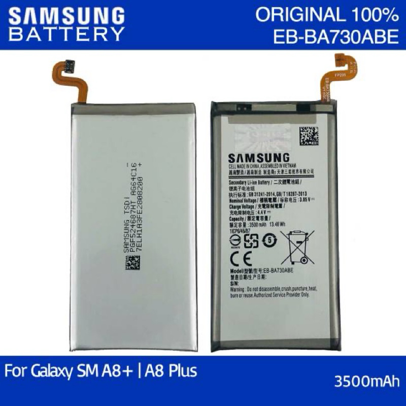 Baterai Original Samsung Galaxy A8+ A8 Plus EB-BA730ABE Batre Original Samsung Galaxy A8 Plus