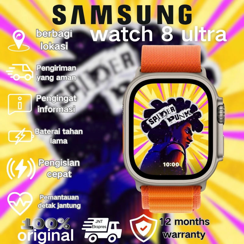 JXRZ Cod100% Samsung Jam Pria Smartwatch S8 Ultra Iwatch 8 Max New Flagship Smart Watch