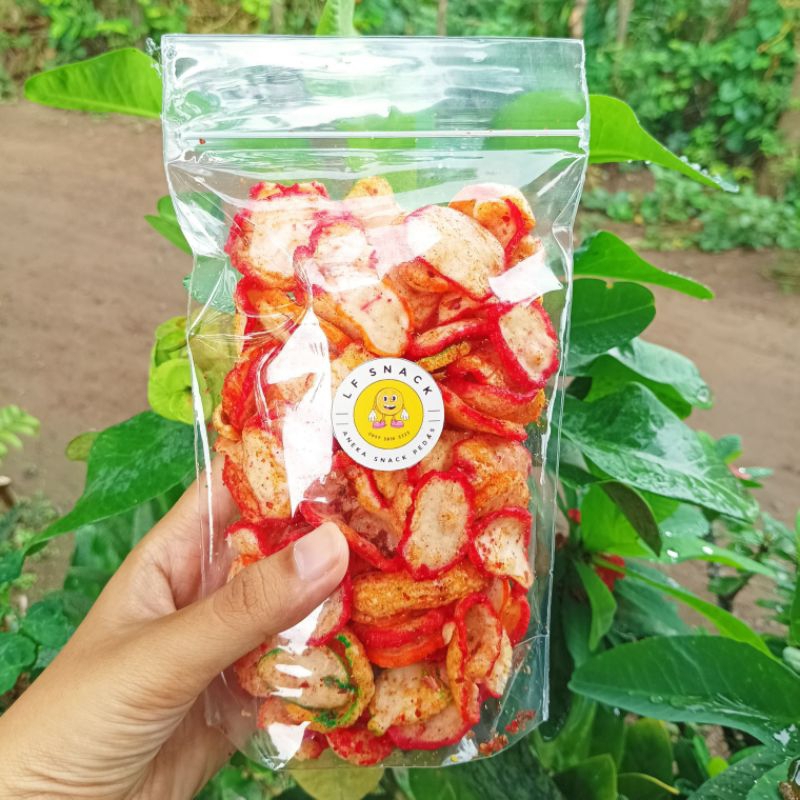 

KERUPUK SEBLAK PEDAS KENCUR 90GR/KERUPUK SEBLAK PEDAS VIRAL