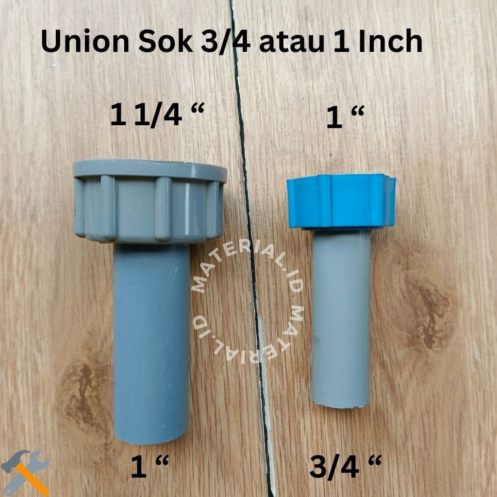 SDD / SOK DRAT DALAM 1" X 3/4"  | 1" Inch x 1 1/4 In SOCK DRAT PIPA PVC - UNION SHOCK SOCKET Sambung