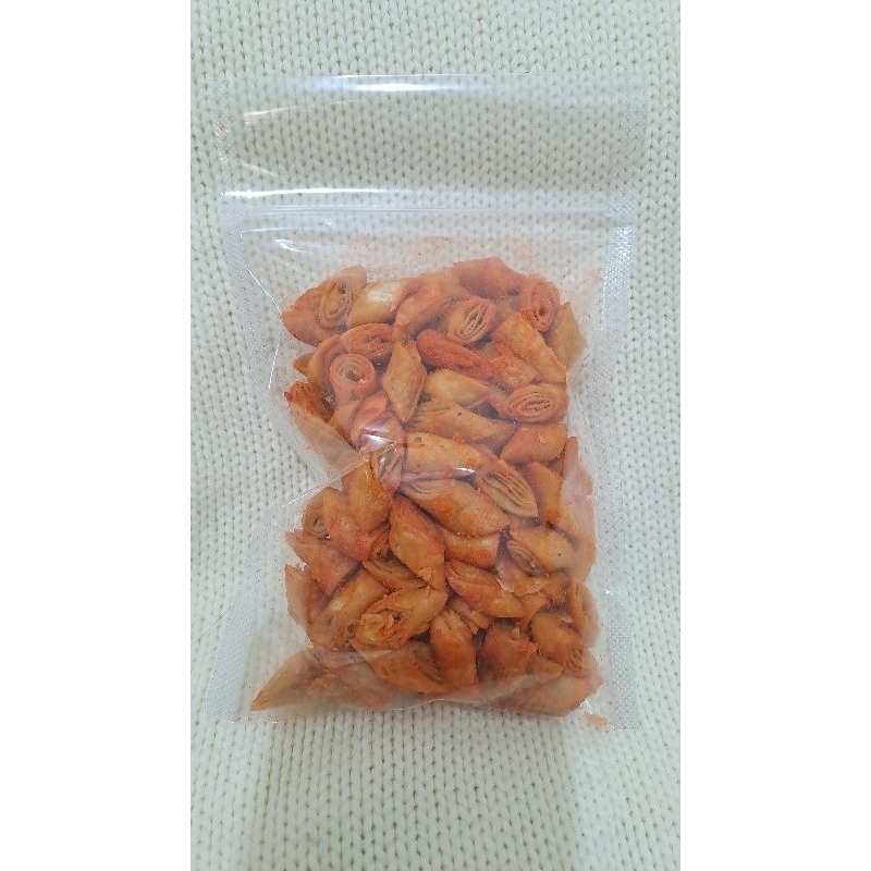 

Keripik Pangsit Balado 175g/keripik pangsit pedas/