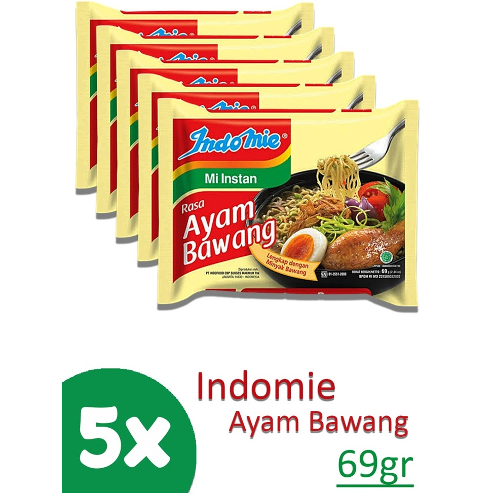 

Indomie Kuah Rasa Ayam Bawang 5pcs
