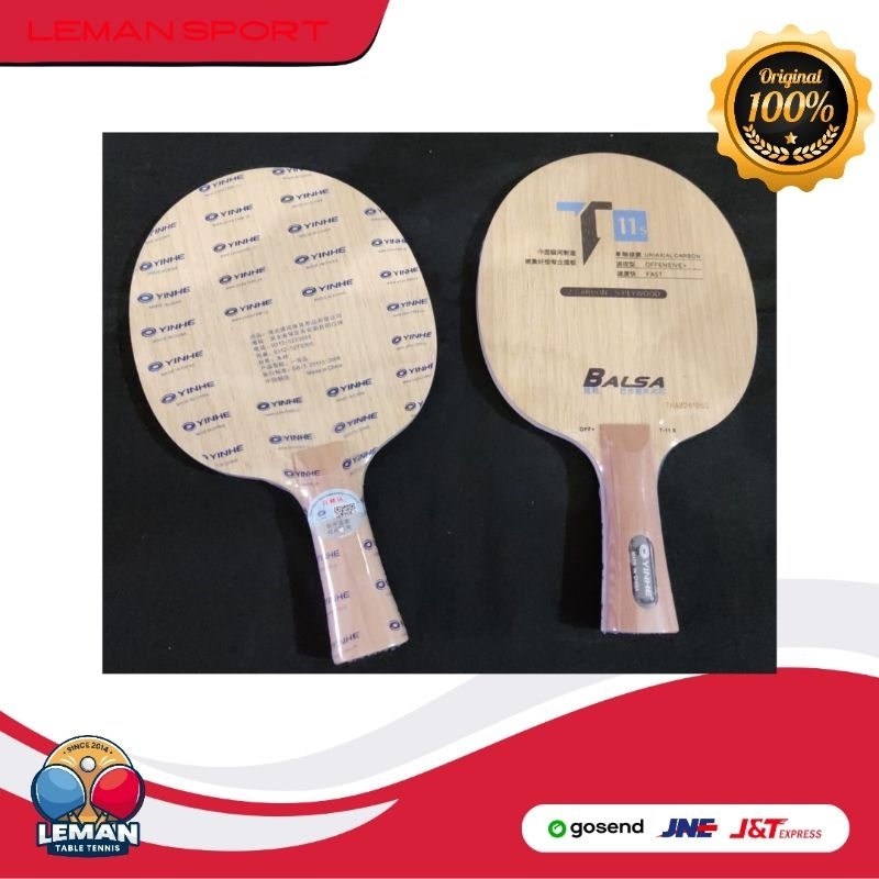 Kayu Yinhe T11s Balsa FL/ST/Cpen / Bet Pingpong Tenis Meja (INCLUDE COVER)