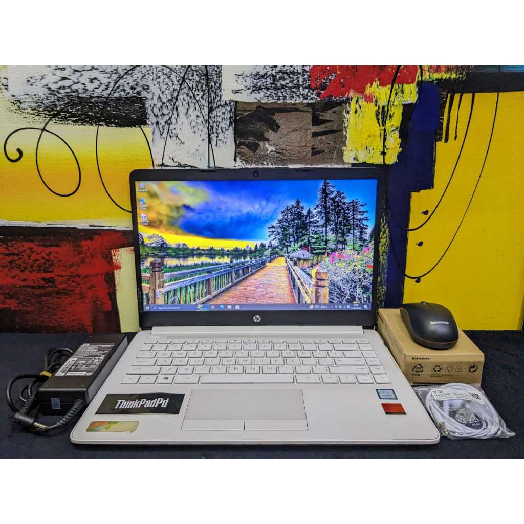 Laptop Gaming Design HP 14s Core i5 8250U VGA Radeon R7 M440 Ram 8Gb SSD 128 Slim
