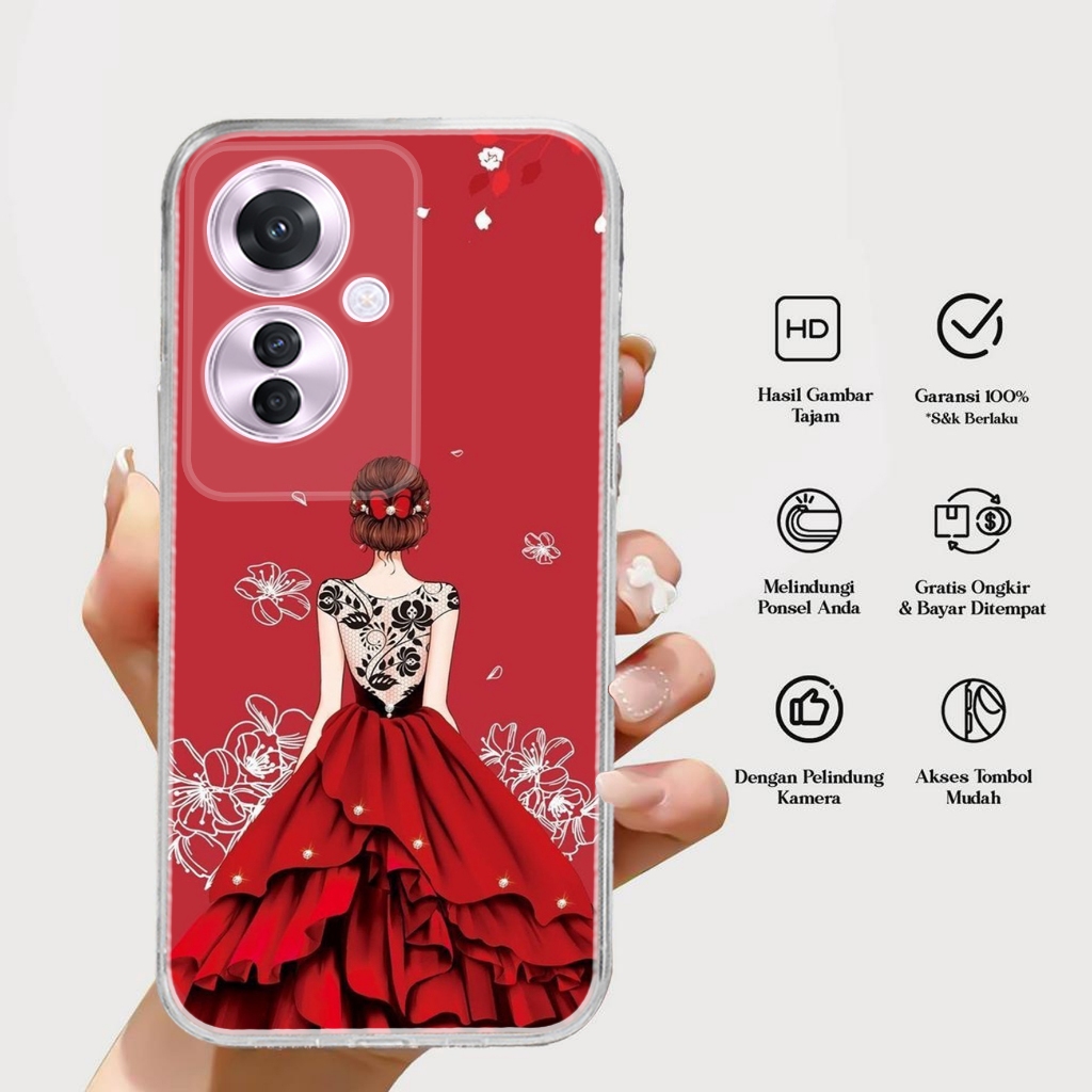 CASE OPPO RENO 11F 5G - Casing OPPO RENO 11F 5G Terbaru AERO STORE [ MOTIF 17 ] Silikon - Case Hp OP