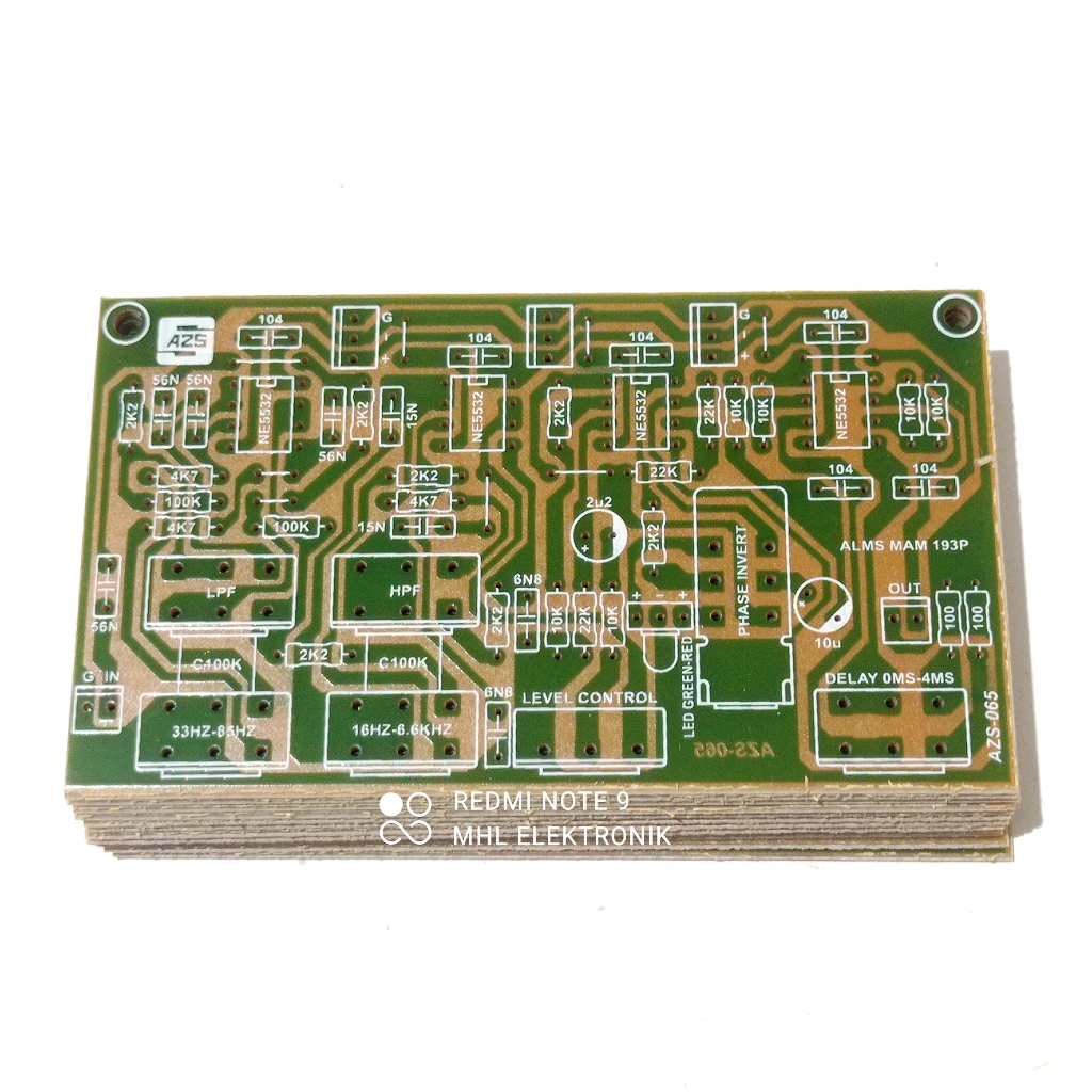 PCB ALMS Bandpass Filter Speaker Management