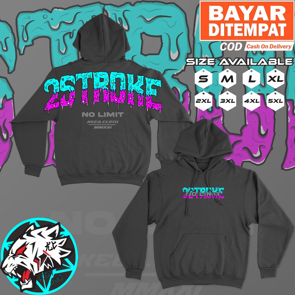 Jaket Hoodie 2 Stroke No Limit - Hodie Racing Two Stroke 2stroke 2 Tak Herex CB GL MP Tiger Tshirt O