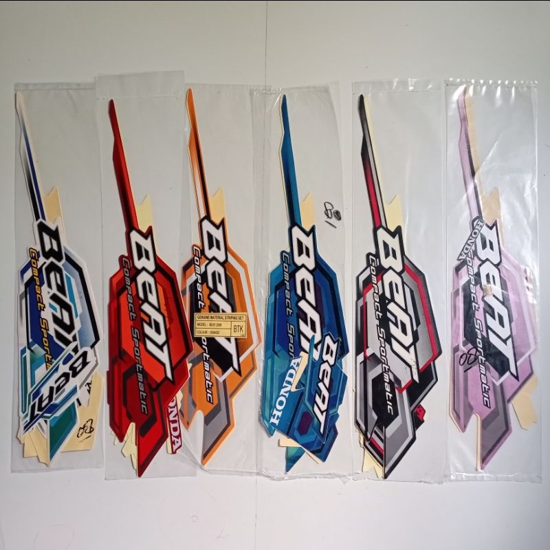 STIKER STRIPING STANDART BEAT KARBU 2008 LIS BODY MOTOR BEAT KARBU 2008
