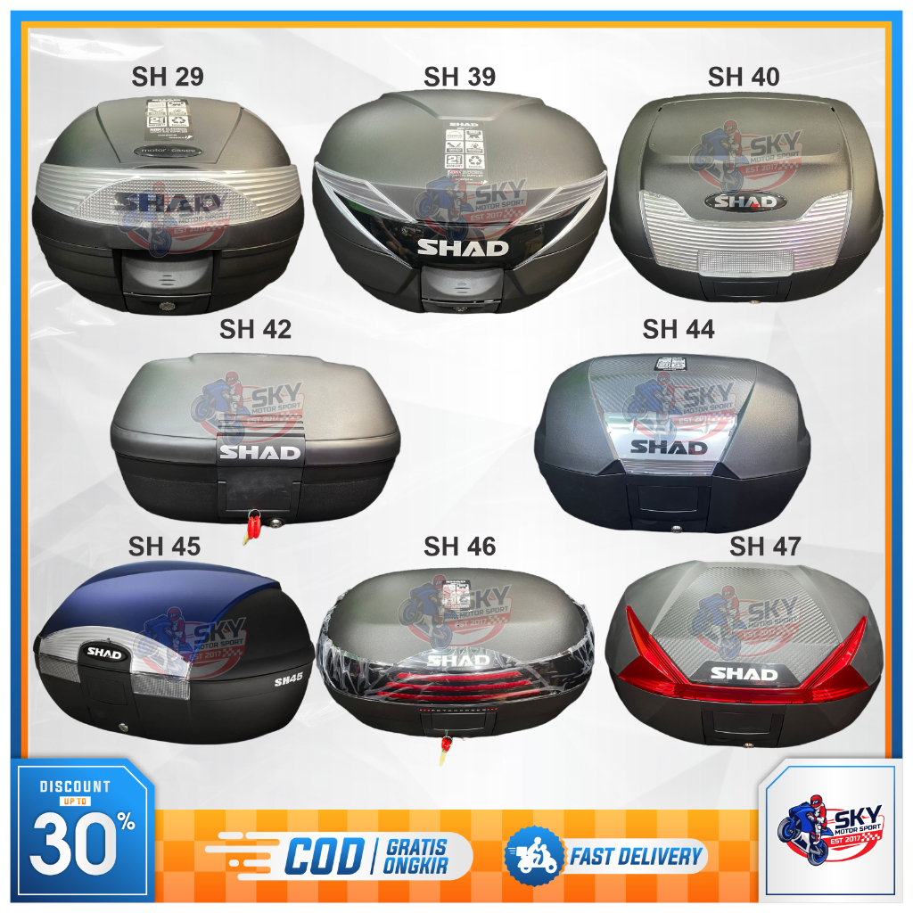 Box Motor SHAD SH29 SH39 SH40 SH42 SH44 SH45 SH46 SH47 Plus Bracket Nmax Vario Beat Adv Pcx
